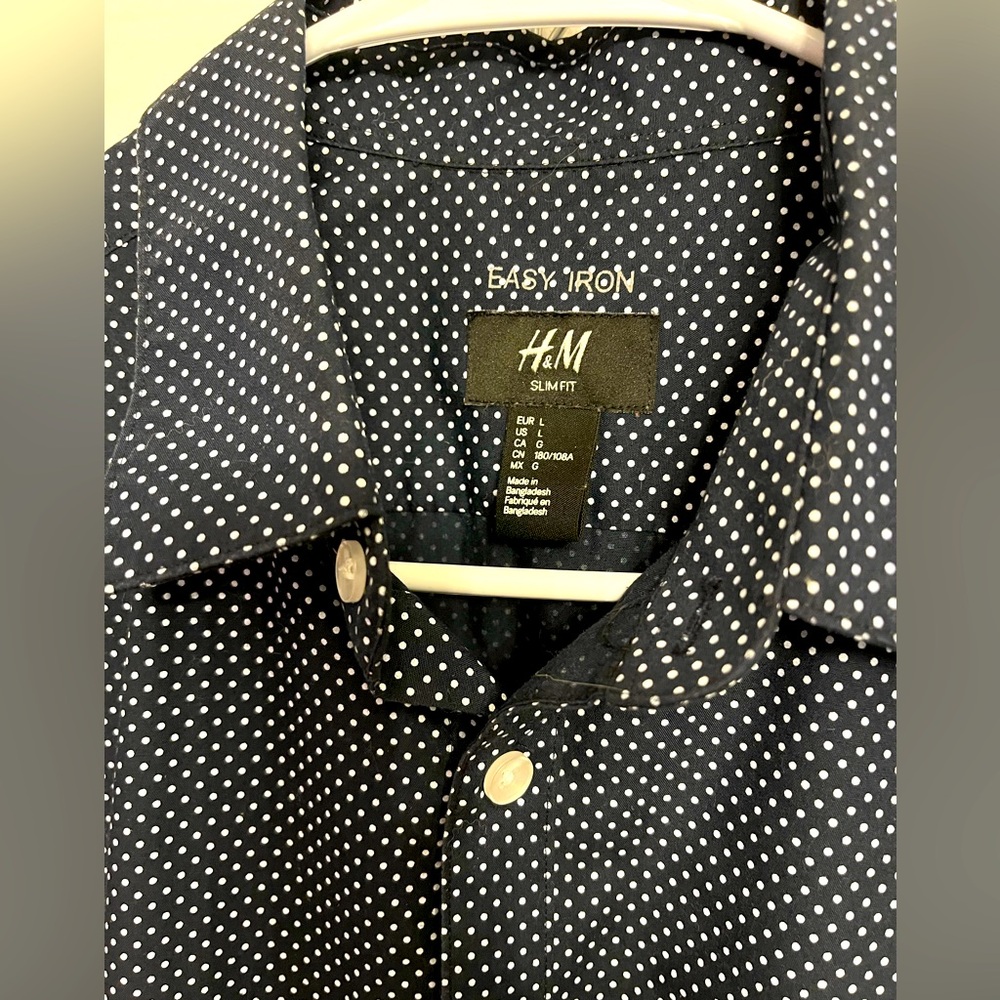 H&M Men's Dot Shirt